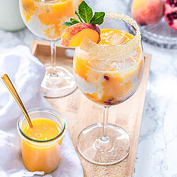 Peaches & Cream Mocktail