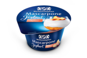 Mascarpone Joghurt auf Pfirsich-Aprikose