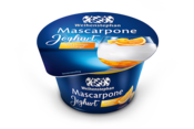Mascarpone Joghurt auf Orange-Mango