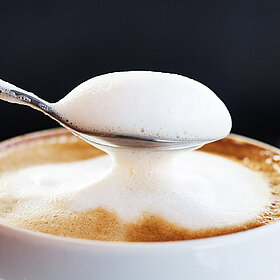 Abbildung Molkerei Weihenstephan Kaffee mit Milchschaum 