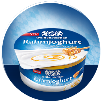 Abbildung Rahmjoghurt mit Honig