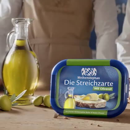 Screenshot Spot Die Streichzarte mit Olivenöl