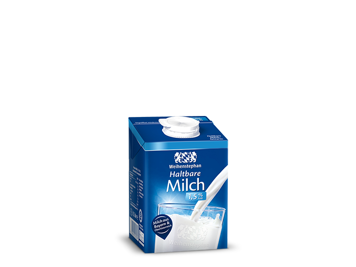 Haltbare Milch 1,5 % Fett, 0,5 Liter