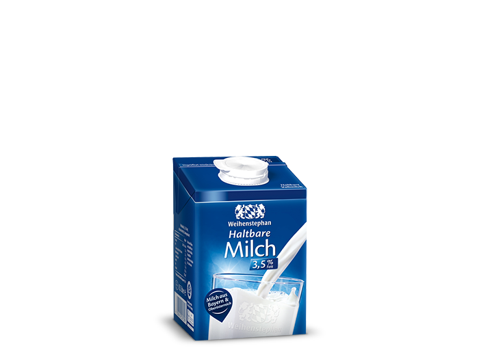 Haltbare Milch 
3,5 % Fett, klein