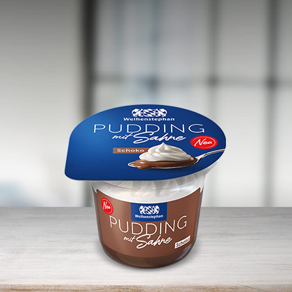 Produktbild Weihenstephan Pudding mit Sahne